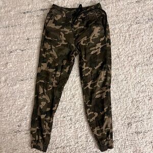Camouflage joggers size small